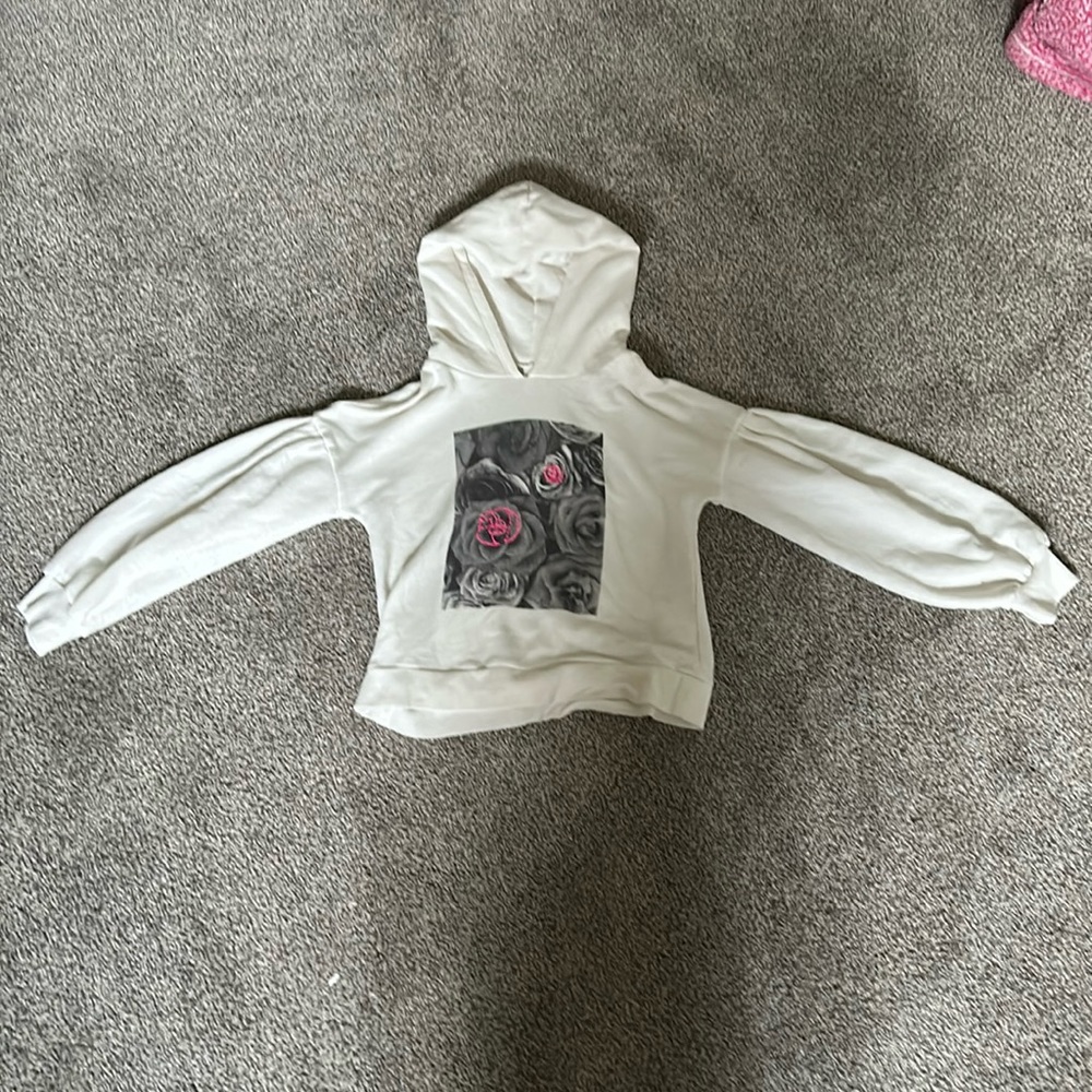 Cropped sweatshirt size youth large (10/12)